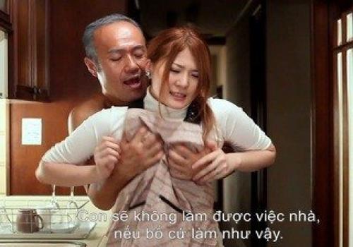 Con dâu ngoan bị bố chồng giữ lại địt liên tụcm